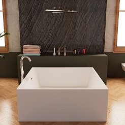 Frank Акриловая ванна 150x150 F6131 white – фотография-2